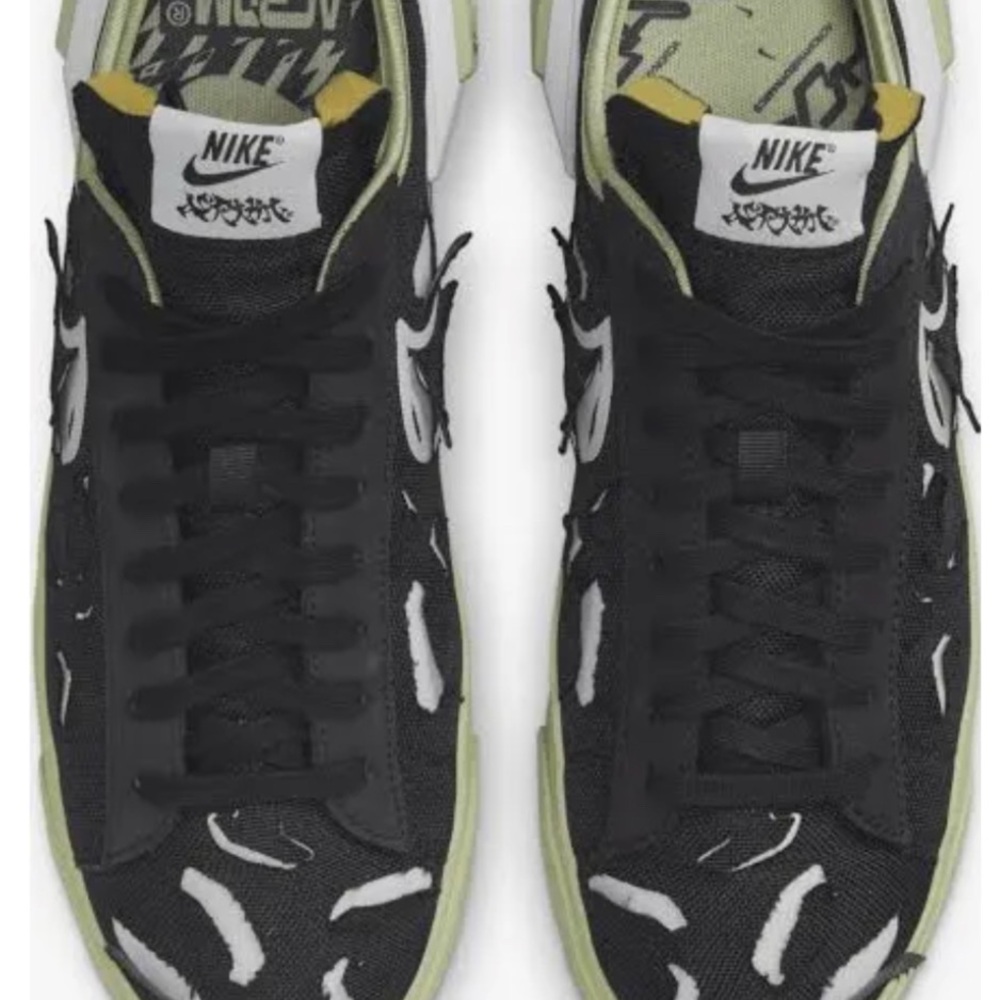 NEW Nike x Acronym Blazer Low Sneakers
Black & White / splash of light green.